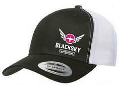 Casquette noire BSW logo rose