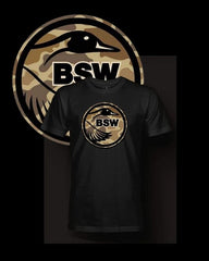 tshirt logo camo old school poitrine BSW