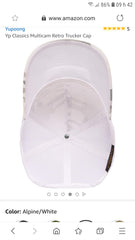 Casquette BSW multicam blanche logo canard noir