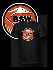 tshirt manche courte logo orange poitrine BSW