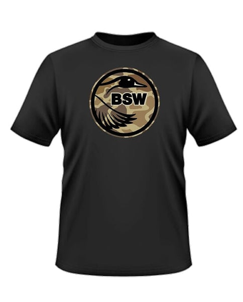 tshirt logo camo old school poitrine BSW