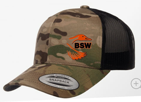 Casquette BSW retro( canard orange)