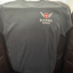 Tshirt blacksky impression coeur